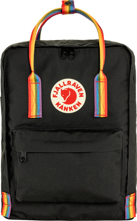 Plecak miejski Fjallraven Kanken Rainbow - Black/ Rainbow Pattern