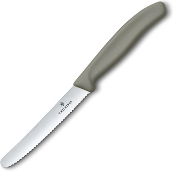 Nóż stołowy i do warzyw Pikutek Swiss Classic Victorinox 22 cm Grey