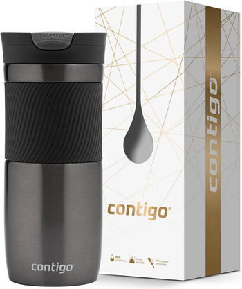 Kubek termiczny Contigo Byron 470 ml - Gunmetal + Pudełko