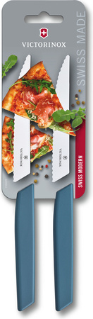 Zestaw 2x Nóż stołowy Victorinox Swiss Modern 12 cm Chabrowy
