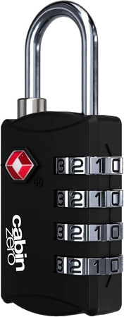 Kłódka szyfrowa do bagażu CabinZero TSA Travel Lock Absolute Black