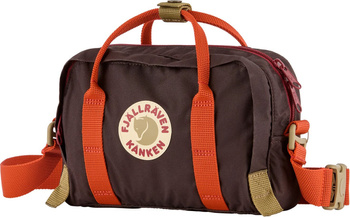 Torba miejska Fjallraven Kanken Koncept Crossbody - black oak / rowan red