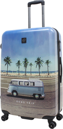 Walizka duża Volkswagen Road Trip 78 cm Wielokolorowa
